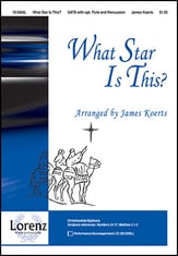 What Star Is This ? SATB choral sheet music cover